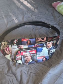 Patent leather fanny pack(The Obama's)