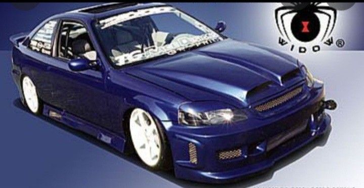 Bumpers Honda Civic Ek bw front Bumper 96 97 98 1996 1997 1998 Liquidation Sale Body Kit Bodykit Bodykits Body Kits