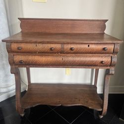 Antique Wood Buffet