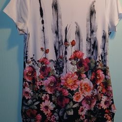 Haute Mess Flowered Top L