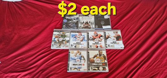 Sony PlayStation 3 ps3 games $2 each