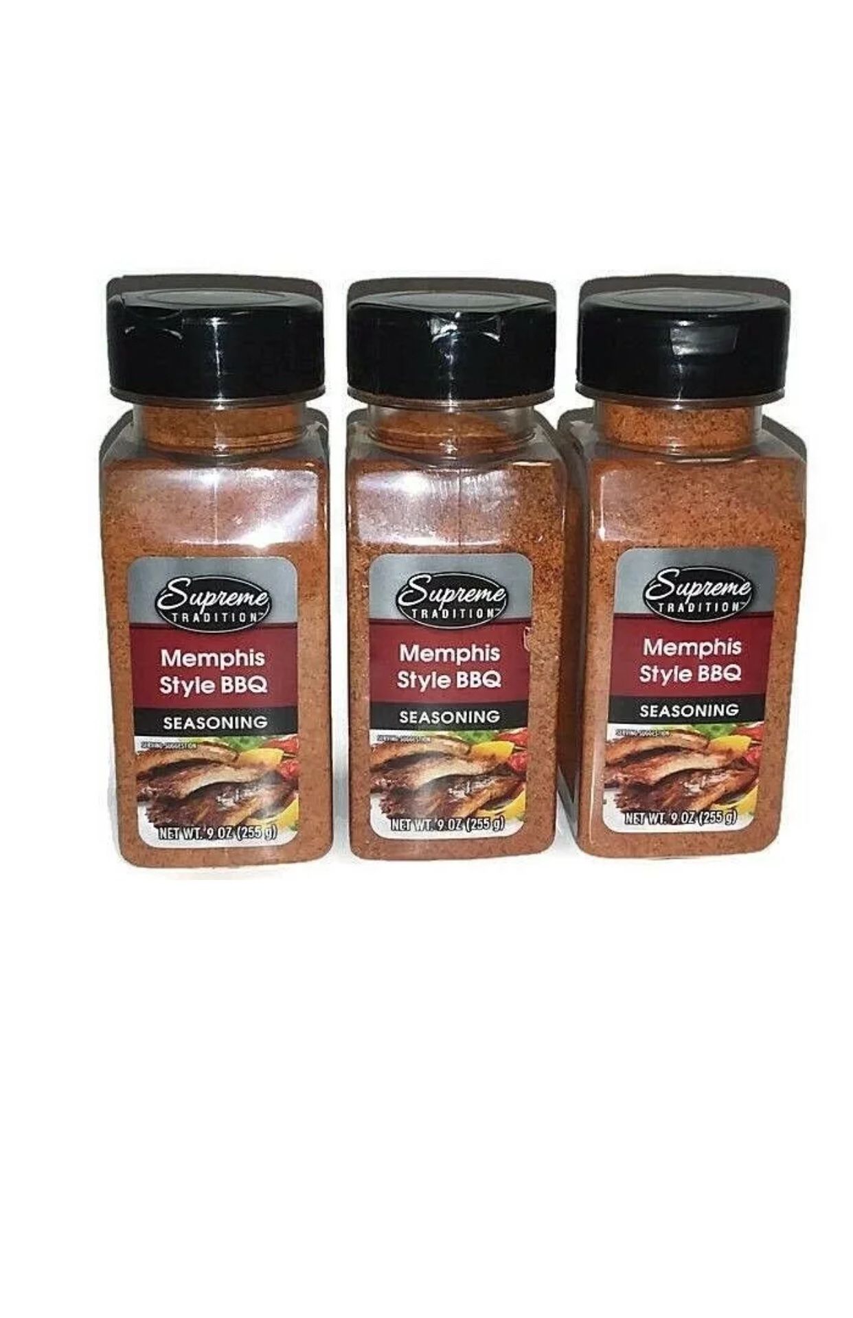 Supreme Tradition Memphis Style BBQ Seasoning (3 PACK) 9oz each