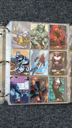 Marvel cards/dc cards