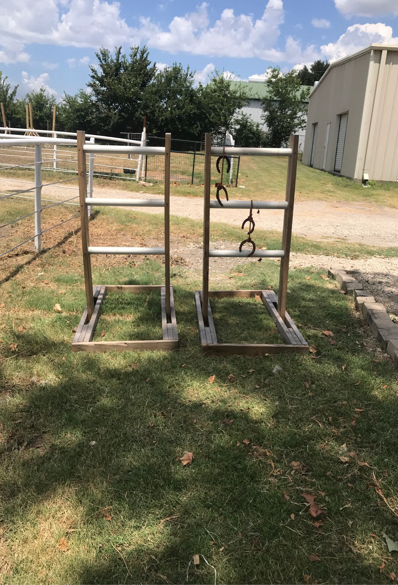 Horseshoe ladder golf