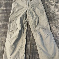 Gray sims size small ski snowboard pants adjustable waist and vents