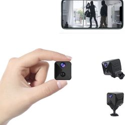 Spy Camera WiFi Hidden Camera 4K HD Mini Spy Cam for Home Security Easy to Use Wireless Indoor Smallest Camera with Motion Detection Night Vision