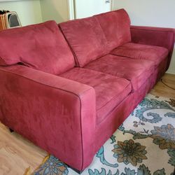 Red Sleeper Sofa
