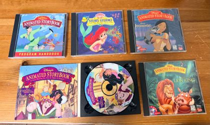 Disney animated story books cds