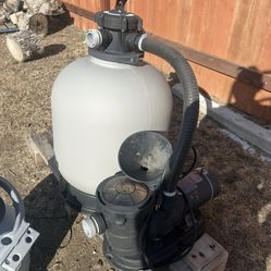Pool Pump And Tank