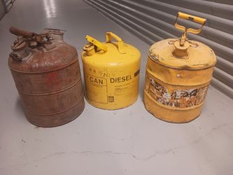 3 FUEL CANS