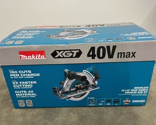 Makita 40V Max XGT Brushless Rear Handle 10-1/4 in. Circular Saw Kit, AWS Capable (4.0Ah) $599 plus tax at Home Depot