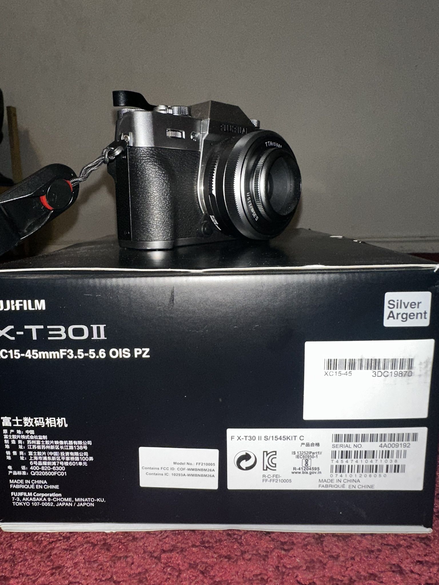 FijiFilm X-T30 II Camera