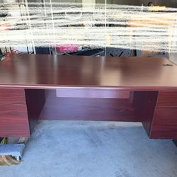 HON Desk And Cabinet 