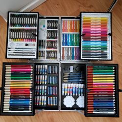 2 Briefcases Of Art Supplies