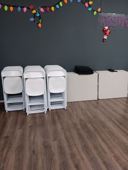 CHAIR AND TABLES