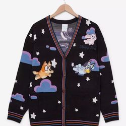 *BRAND NEW* Box Lunch/Bluey Heeler Family Sleepy Time Women’s Cardigan