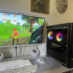 Black Gaming Pc Computer Desktop RTX 3060 / Ryzen 7 5700G