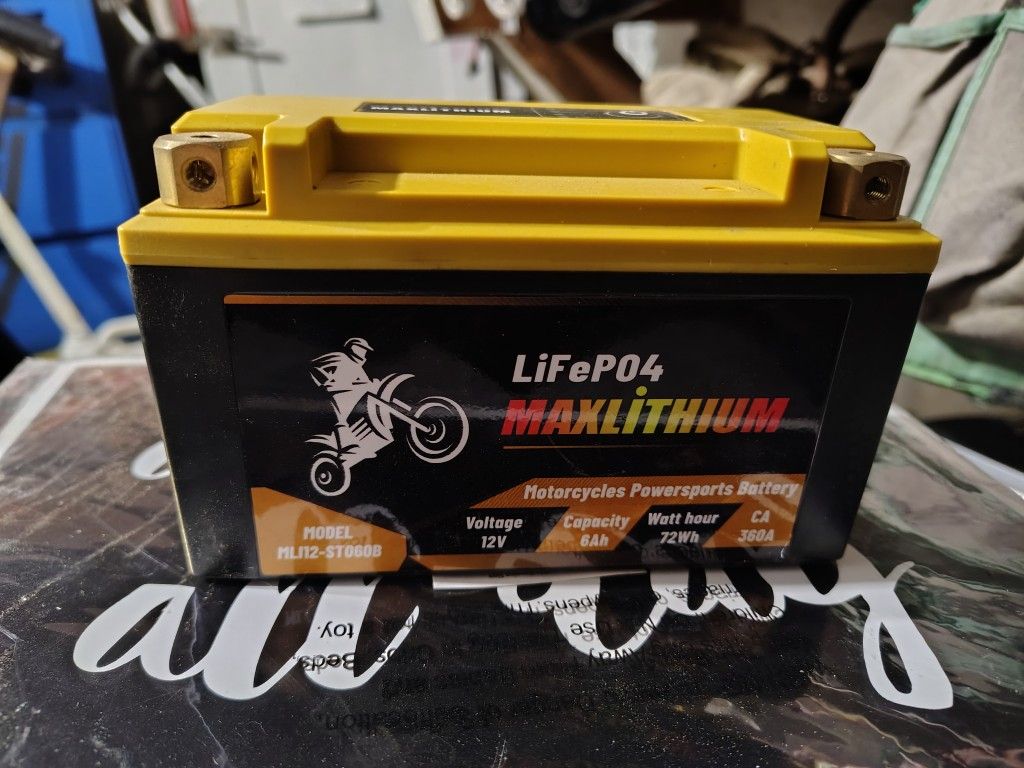 Life PO4 Max Lithium Motorcycle Power Sports Battery