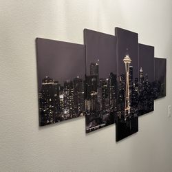 Dallas Skyline Wall Art Picture