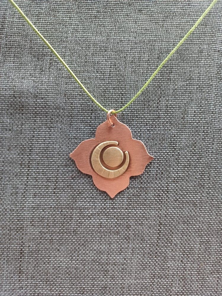 Chakra Like Pendant Necklace