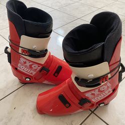 Red Salomon SX 91 Equipe Ski Boots