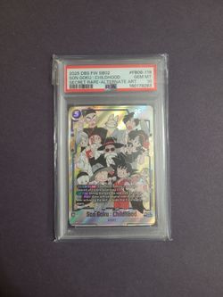 PSA 10 Son Goku Childhood Secret Rare Alternate Art FB06-119