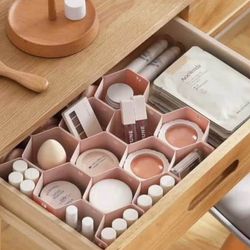 Drawer dividers storage organizers - pink