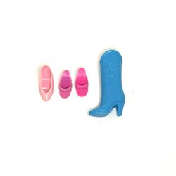 Bundle of Single Vintage Barbie Shoes