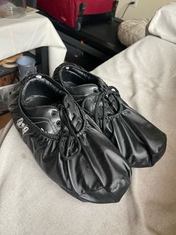 Black Bowling Shoes with Shoe Covers