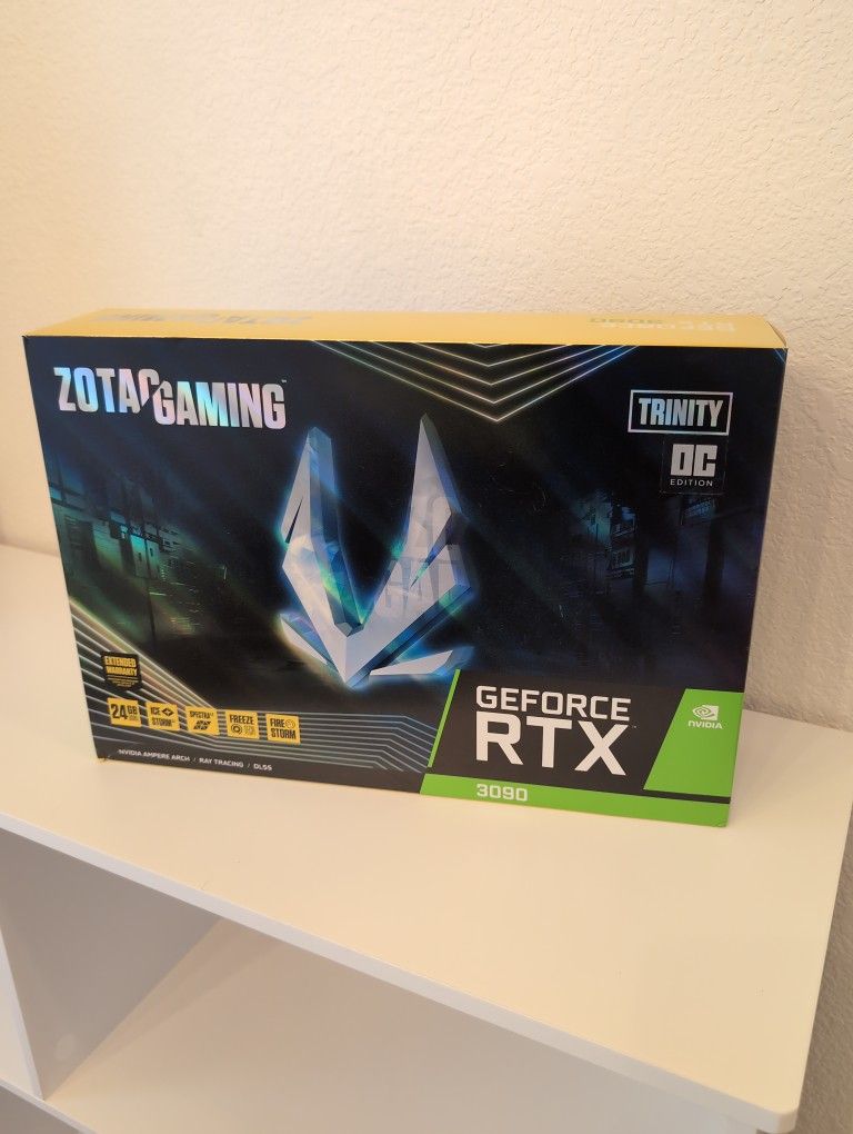 Zotac G-Force RTX 3090 Trinity Slightly Used With Box