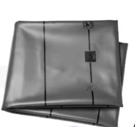 Gray Satin Bedsheet Set with Black Stripes
