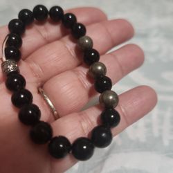 Obsidan and Pyrite