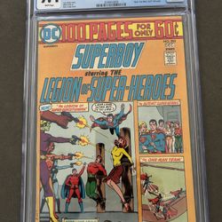 Superboy And The Legion Of Super-Heroes 205 100 Pages CGC 9.4 Bronze Age