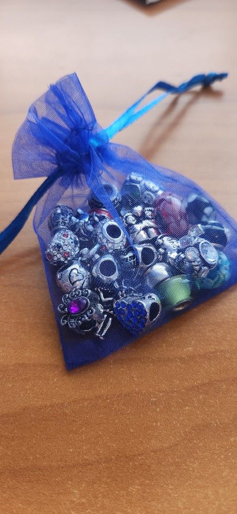 50 Pcs Bag of European Beads Charm for PANDORA BRACELET