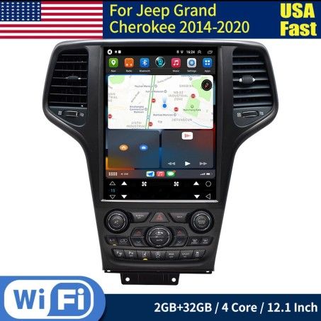 Jeep Grand Cherokee 12.1 Inch Tesla Style Touch Screen Radio/Media Center