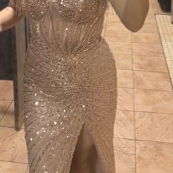 Champagne Color Dress
