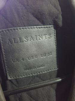 AllSaints motorcycle jacket