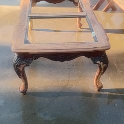 Wooden Coffee Table Frame No Glass 