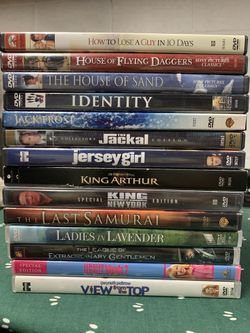 DVD’s (Any 8 for $15) 3 free DVD players With $20 purchase