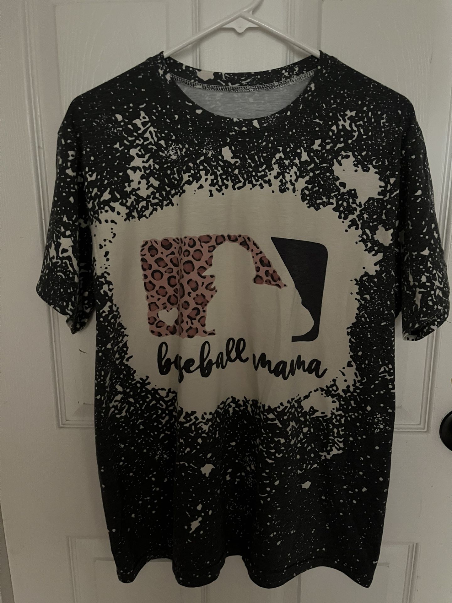 Baseball Mama Bleached T-Shirt