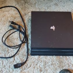 Playstation PS4 Pro 1 TB, With 2 Controllers, And 8 Games