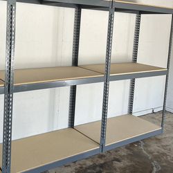 Garage Shelving 48 in W x 24 in D New Industrial Boltless Warehouse Racks Stronger Than Home Depot Lowes And Costco Delivery & Assembly Available