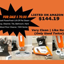 Bissell PowerFresh Lift-Off Pet 2 in 1 Steam Mop