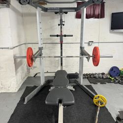 NordicTrack Strength Spotter Rack And Weights