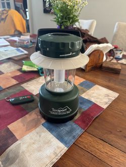 Texsport Camping Lantern with Remote Texsport Green camping Lantern with AC/DC Input 4 D batteries wireless camping gear
