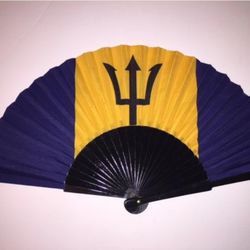 Barbados Flag Fan