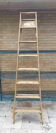 Werner 8 foot Wooden Step Ladder