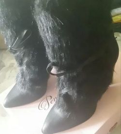 Penny Loves Kenny Black Boots Size 8.5