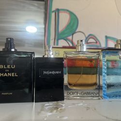 Bleu De Chanel Ysl le Parfum#2 Dolce @ Gabbana The One EDT Versace Eau Fraiche