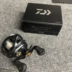 Daiwa Tatula 103  Casting Fishing Reel Like New Ready To Fish. No Low Off. 